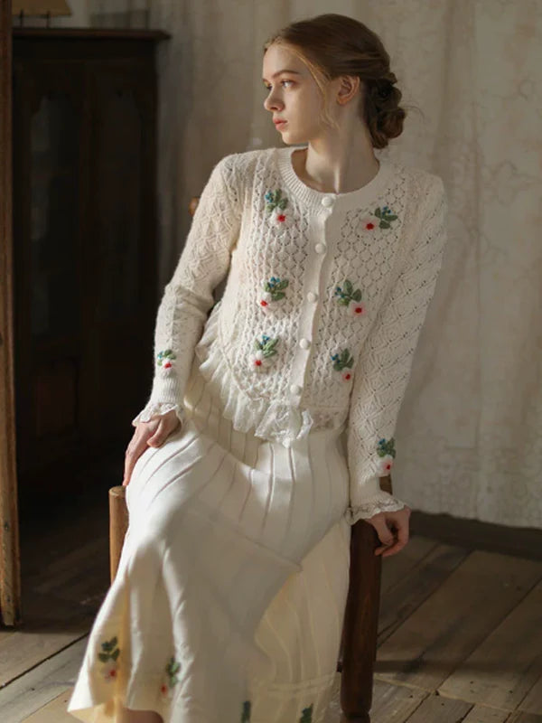 Fairy Tale Ivory Lace Cardigan