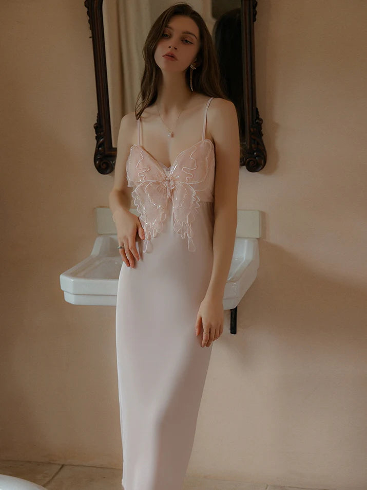 Moonlit Butterfly Summer Nightdress