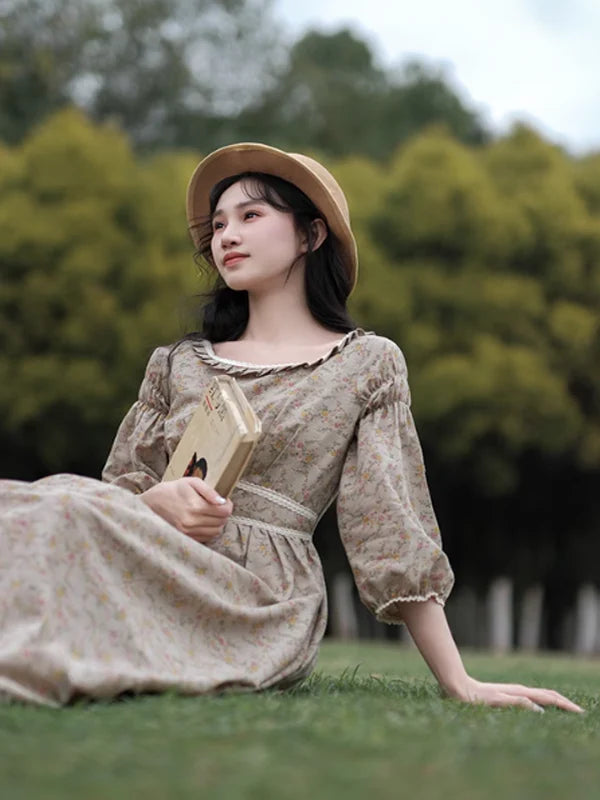 Dreamy Garden Floral Lace Dress