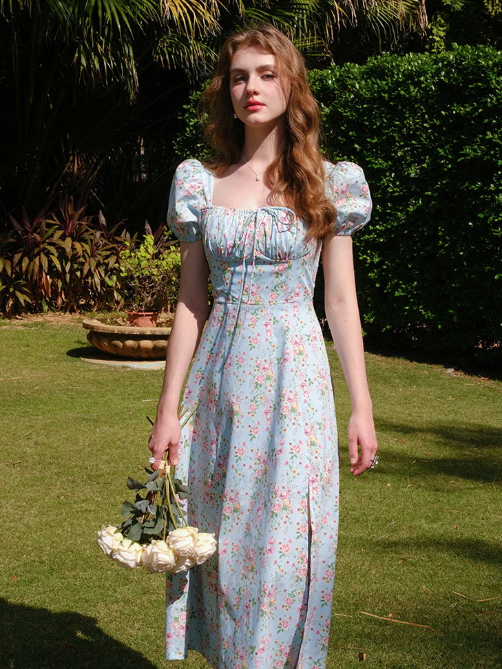Sophie's Pink Blossom Sky Dress