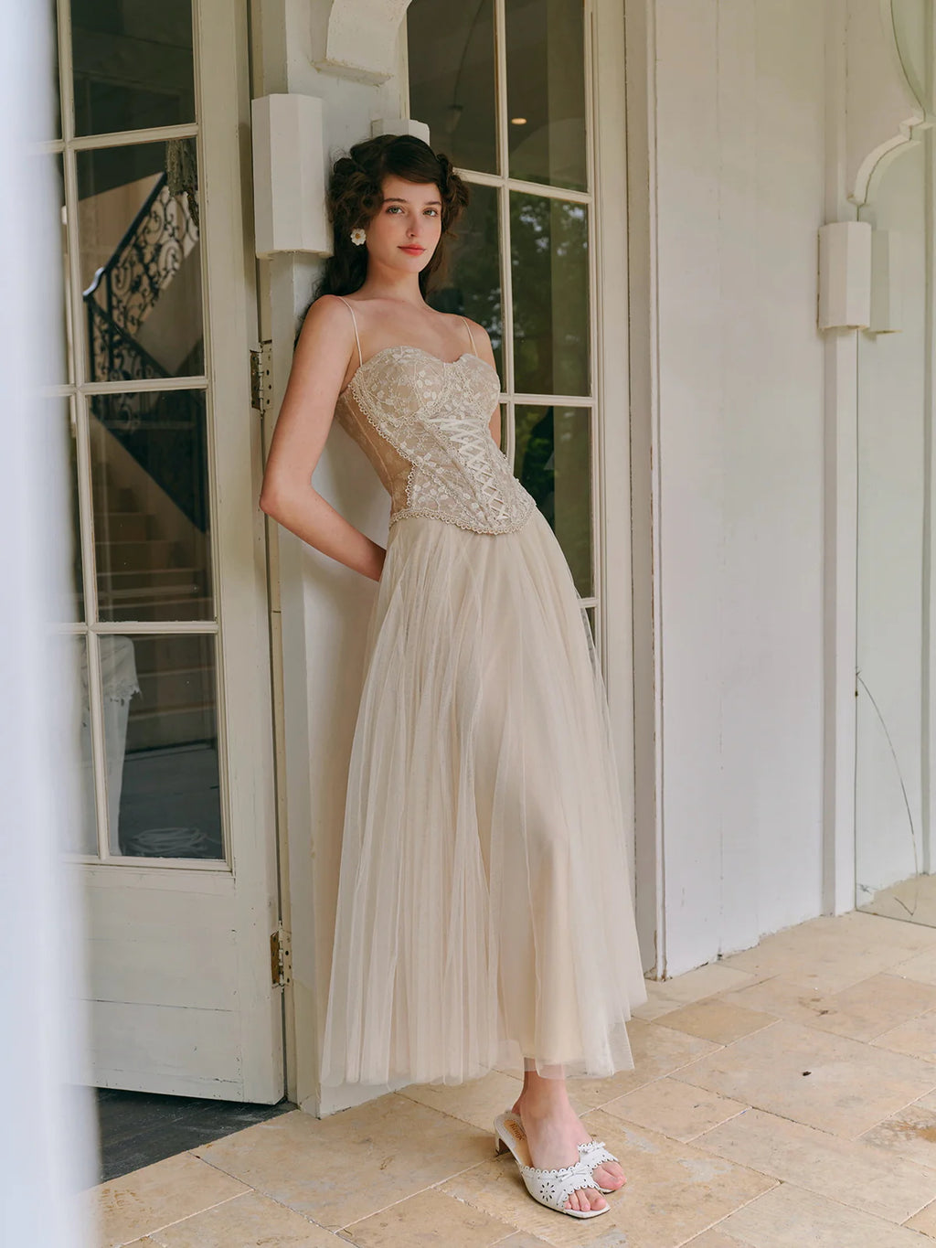 Eleanor's Timeless Lace Corset