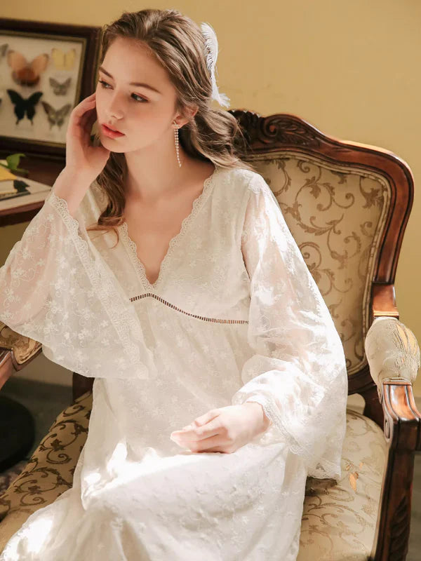 Enchanted Blossom Lace Nightgown