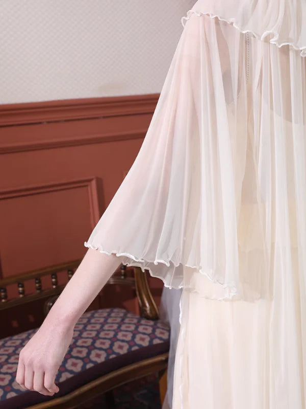 Light Yellow Princess Frill Loungewear