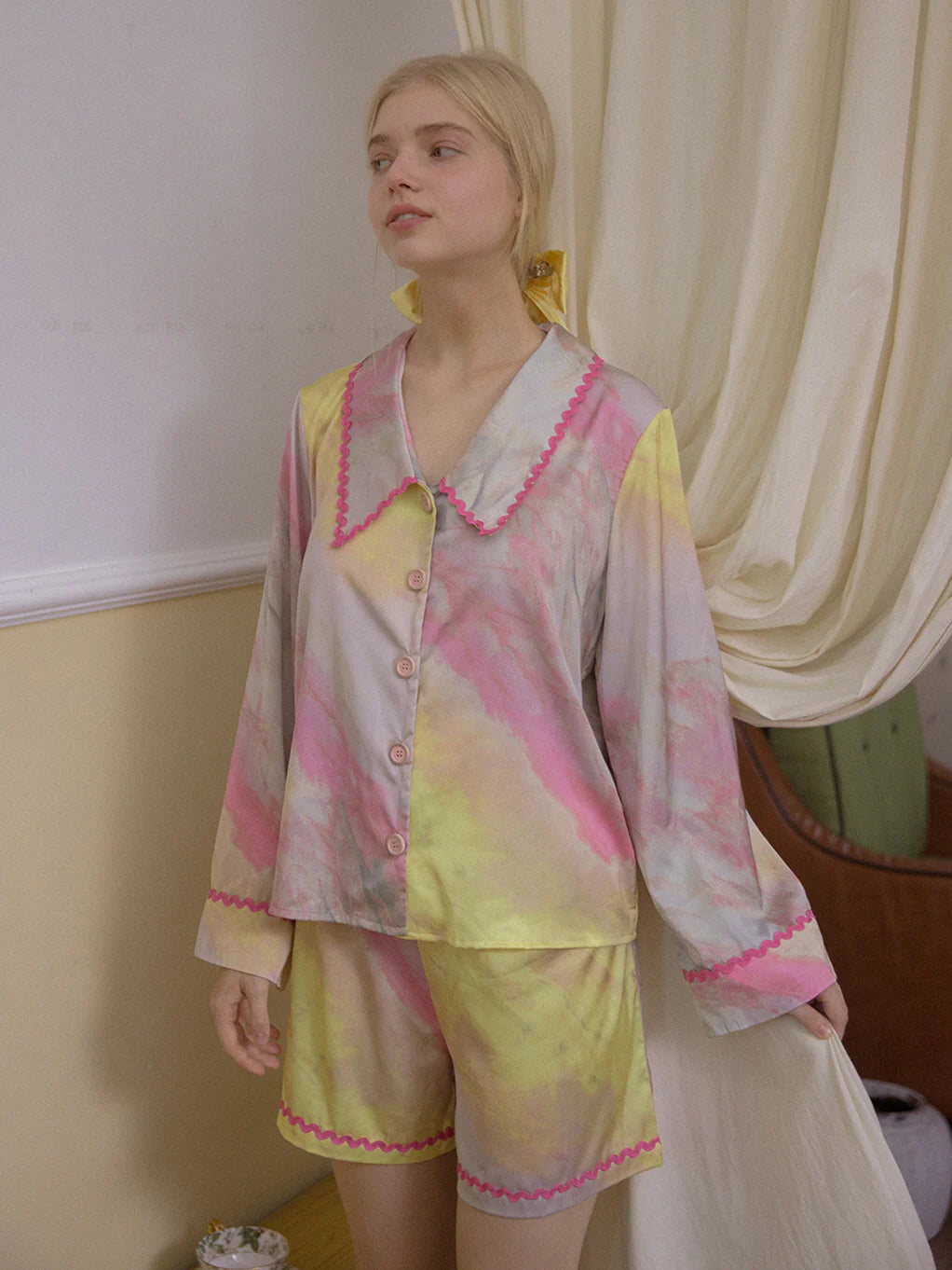 Sunset Dreams Silk Pajama