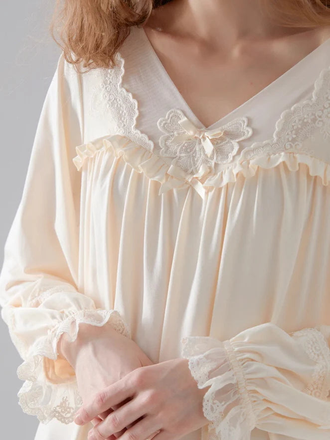 Celestial Lace Dream Nightgown