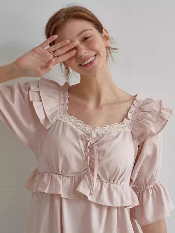 Pink Dream Ruffle Sleepwear