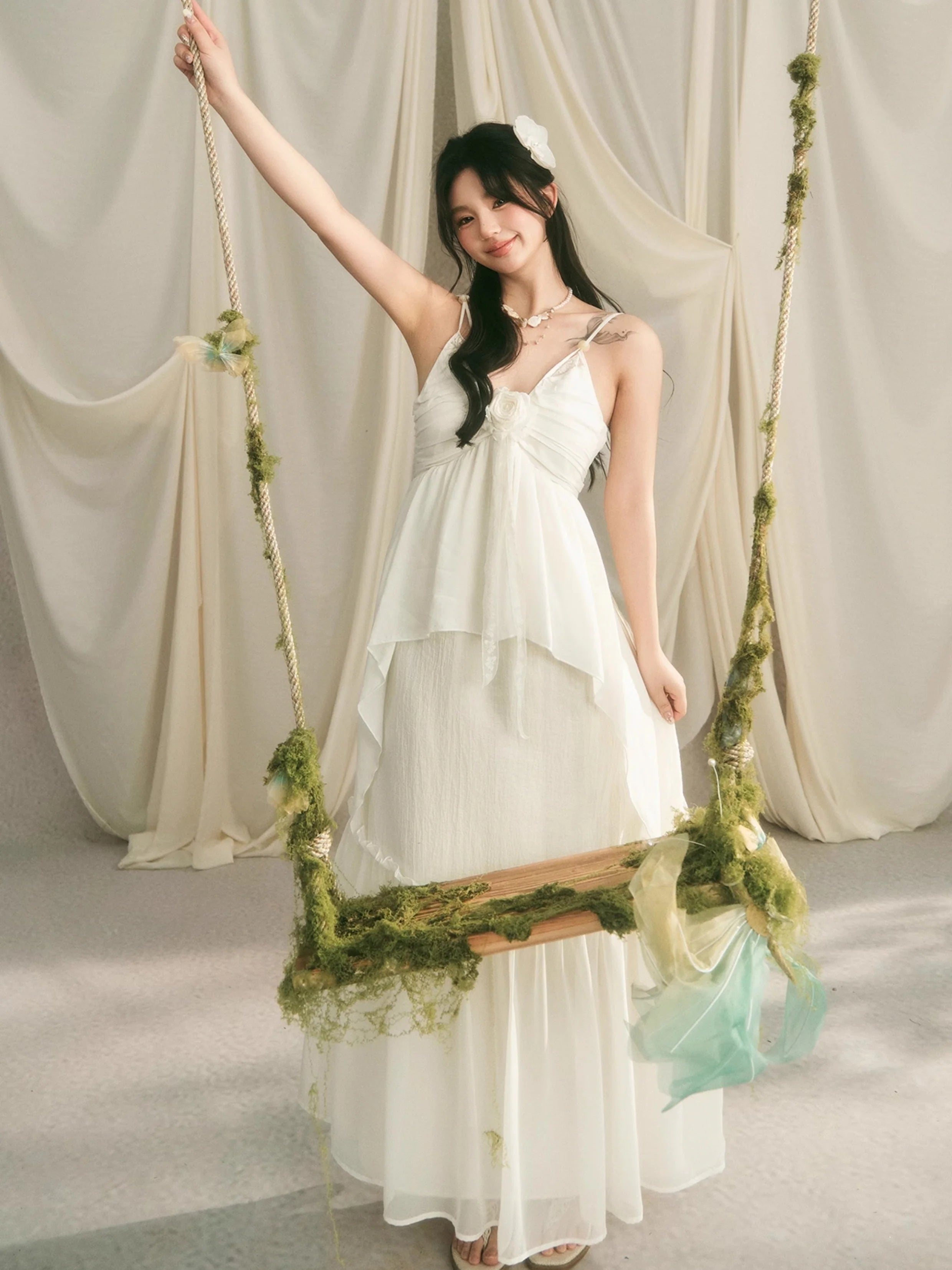 Ethereal Rose Fairycore Gown