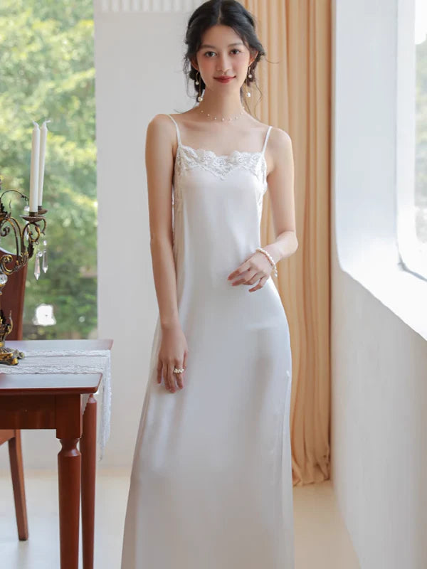 Lillian's Silken Lace Dreamwear Set