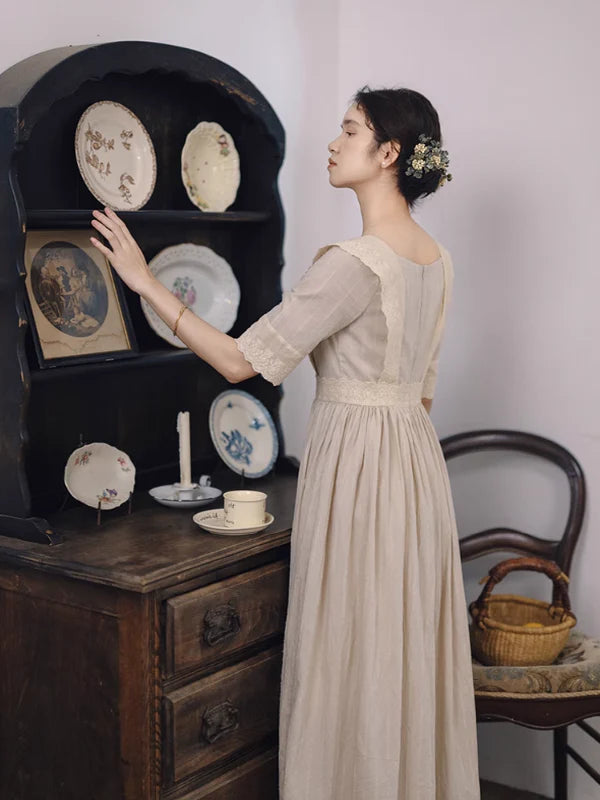 Retro Grace Ivory Dress