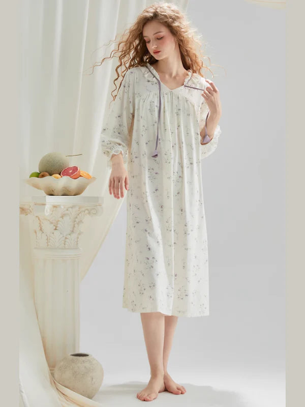Whispering Petals Vintage Nightgown