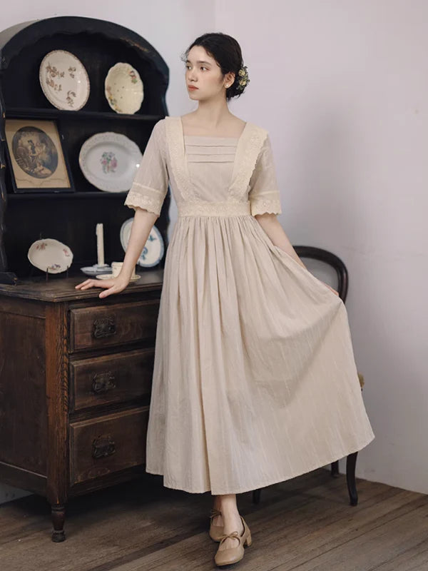 Retro Grace Ivory Dress