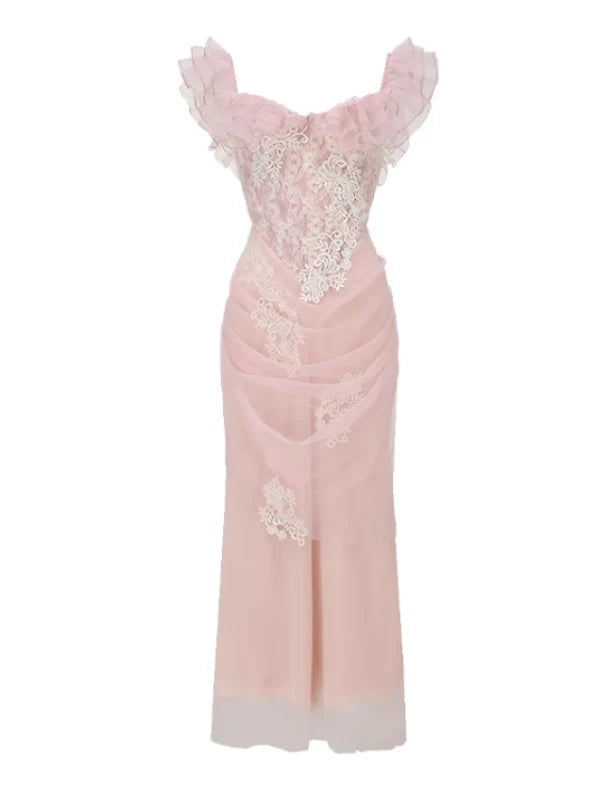 Ethereal Floral Enchantment Dress