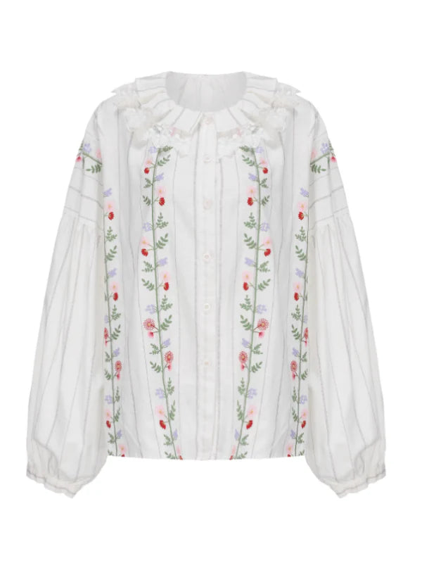 Striped Meadow Bloom Blouse