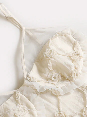 Ethereal Floral Lace Fairy Dress