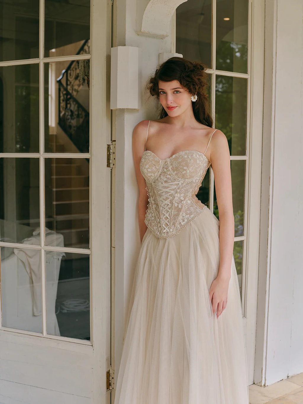 Eleanor's Graceful Mesh Skirt