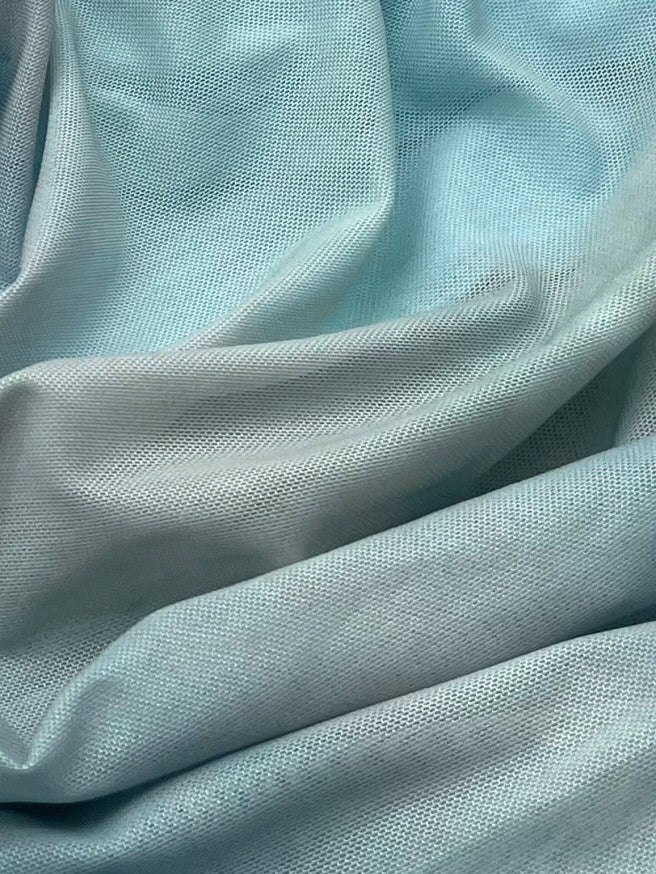 Sky Ruffle Mesh Dress with Bow