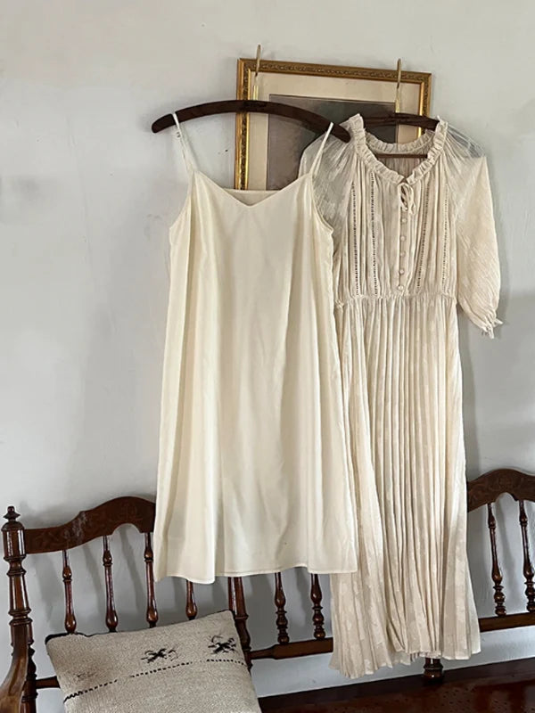 The Creamy Elegance Dress