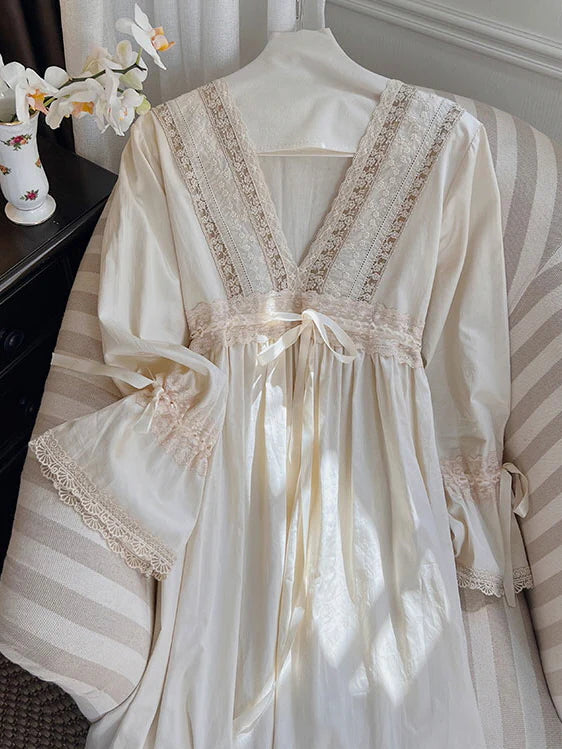 Retro Vintage Lace Dreams Nightgown