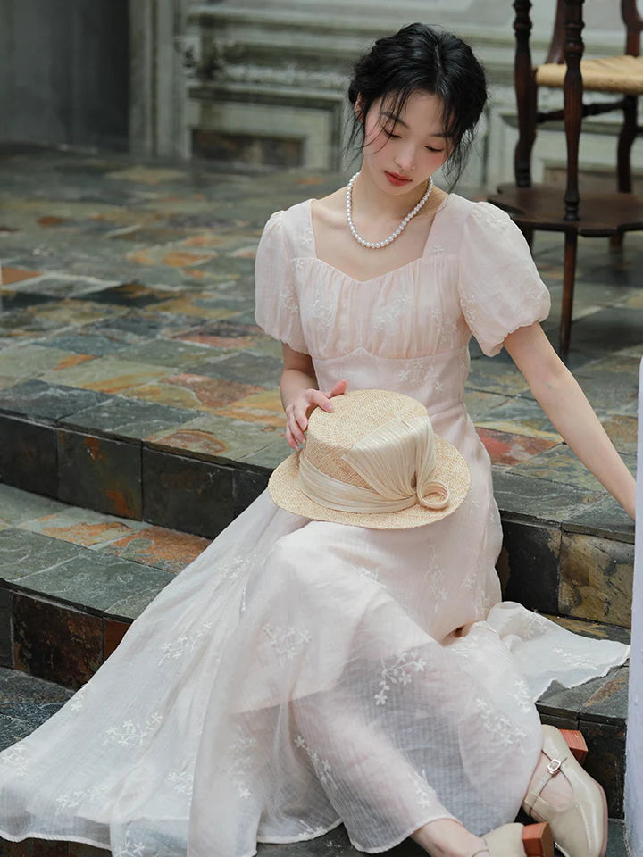 Charlotte's Vintage Charm Pink Dress