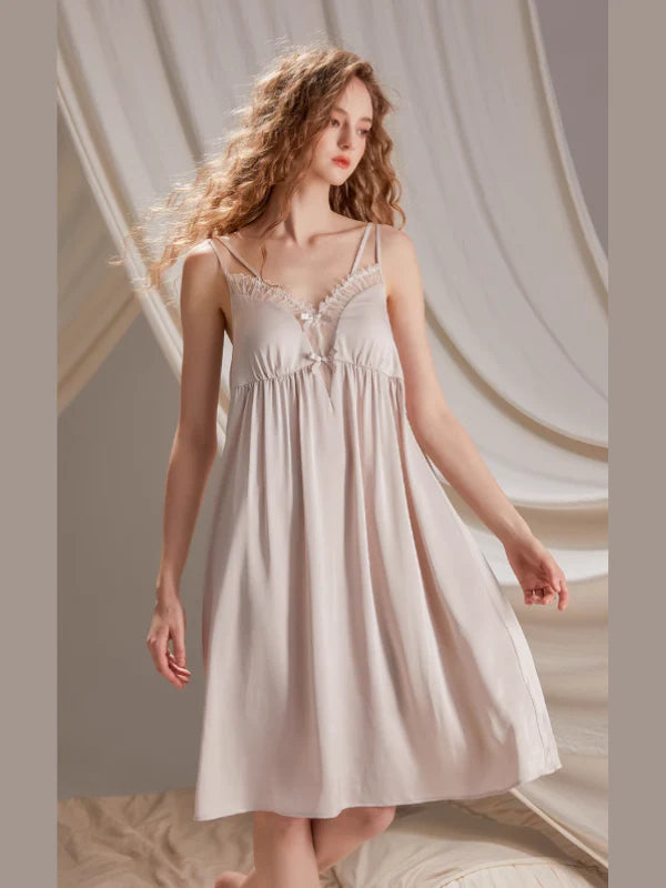 Blush Ribbon Lace Fairy Nightgown