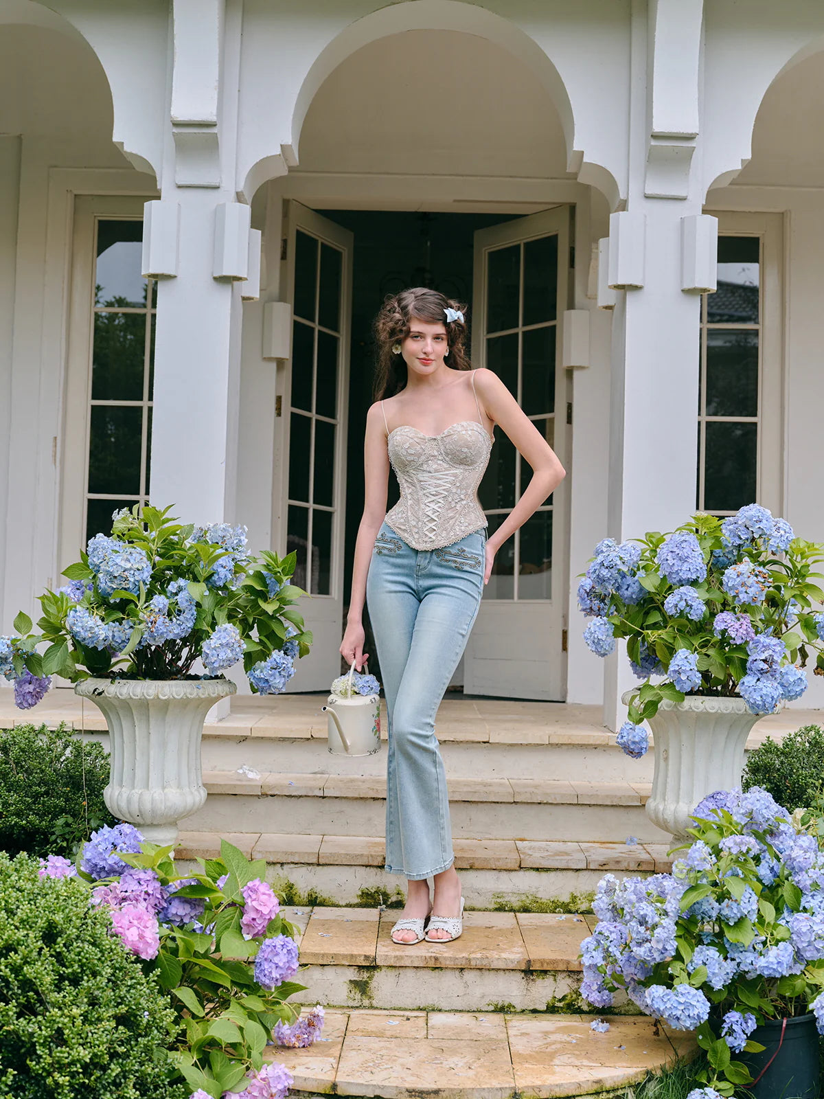 Eleanor's Timeless Lace Corset