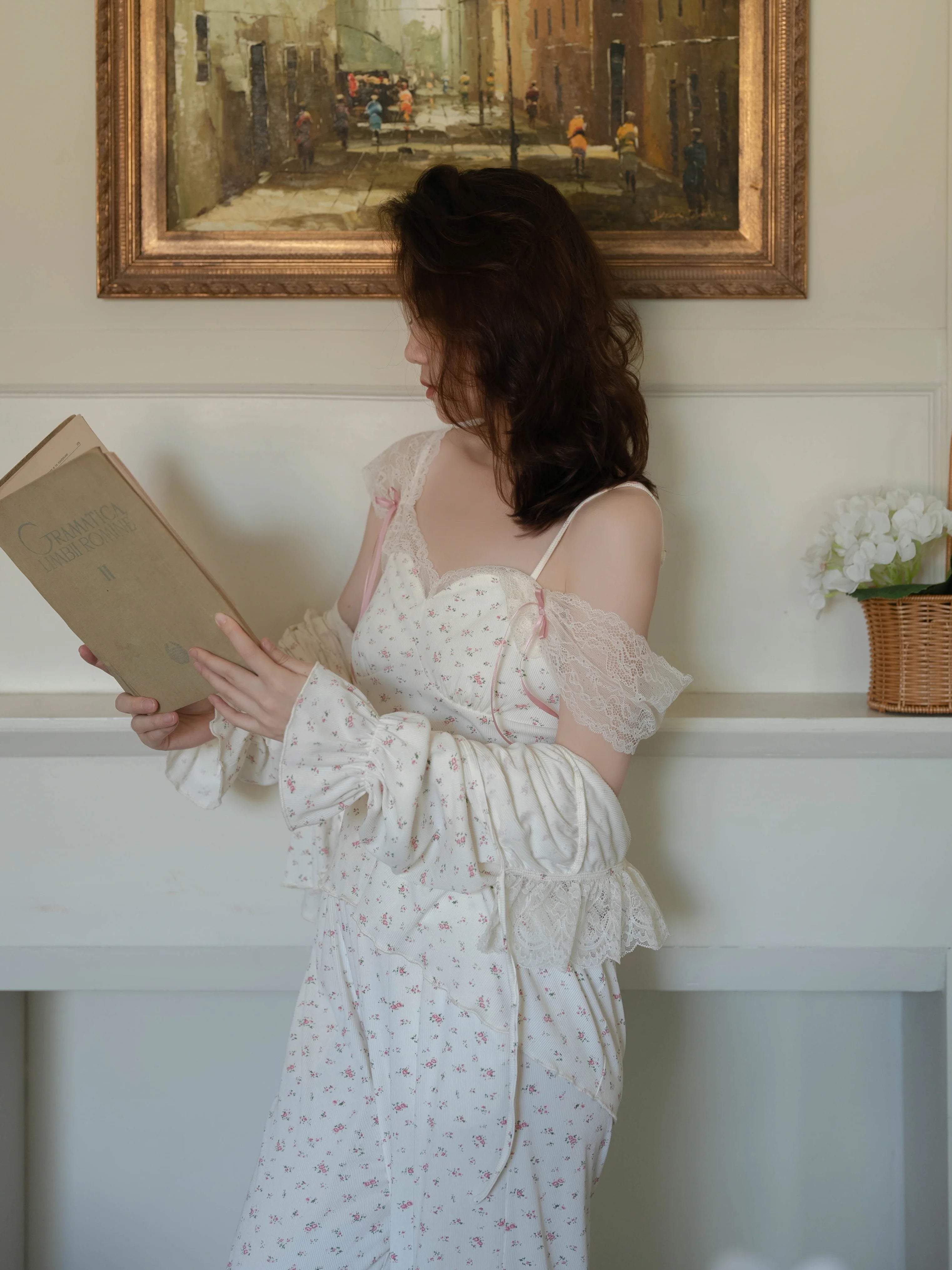 Blossom Morning Lace Loungewear Set