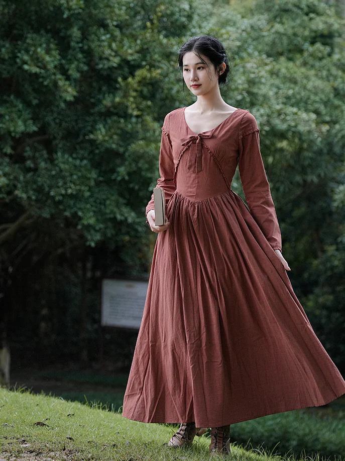 Rosalind's Red Ribbon Whimsy Dress