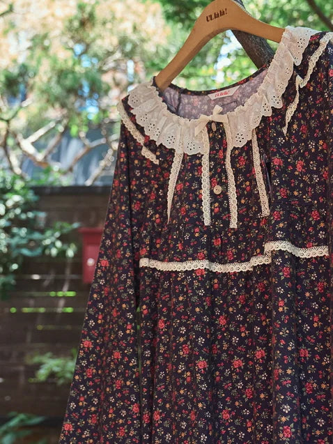 Wildberry Garden Ruffle Nightgown