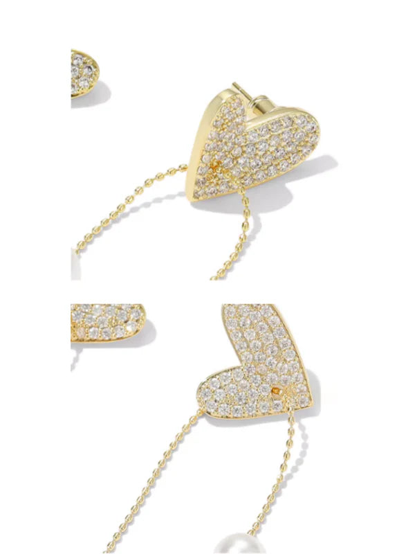 Love Heart Surgical Earrings