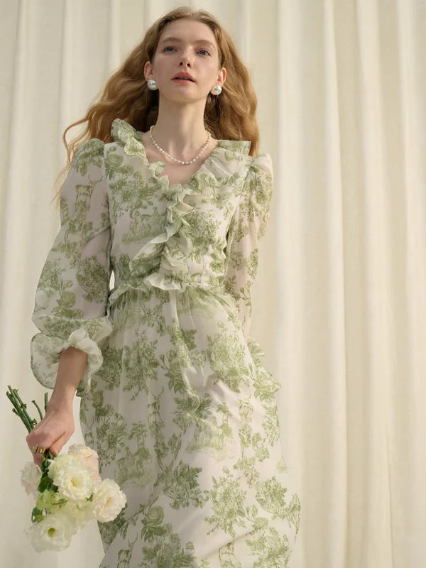 Garden Fairy's Green Rose Dress