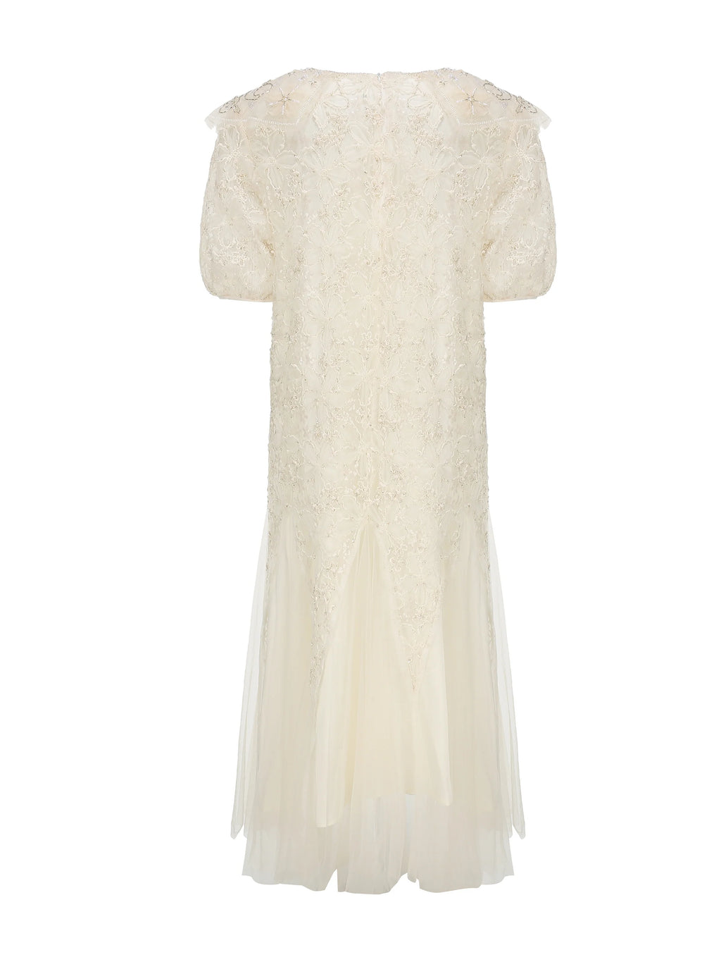 Ivory Lace Garden Waltz Dress