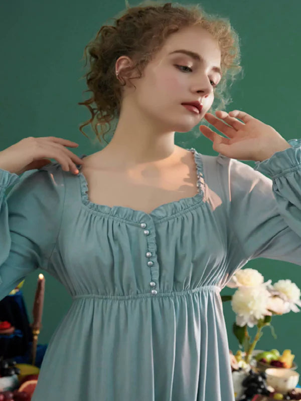 Sky-blue Fairy Elegance Nightgown