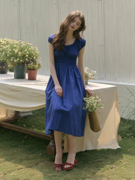Blue Reverie Cotton Dress
