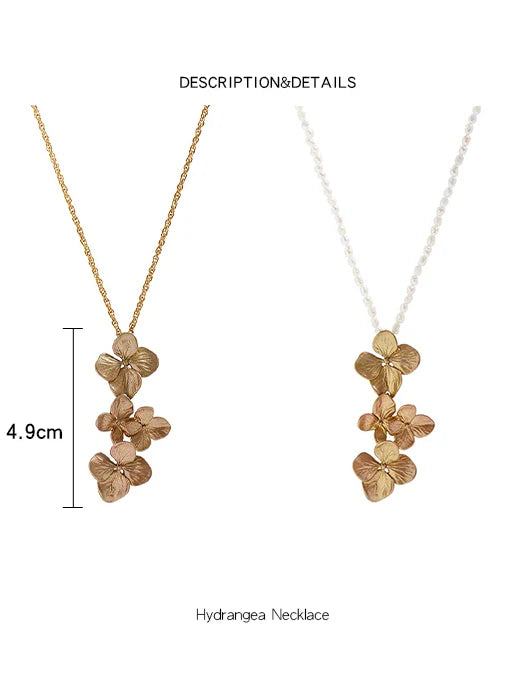 Hydrangea Elegant Women Necklace