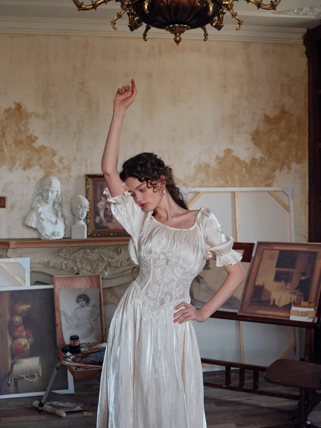 Ivory Muse Corset Dress