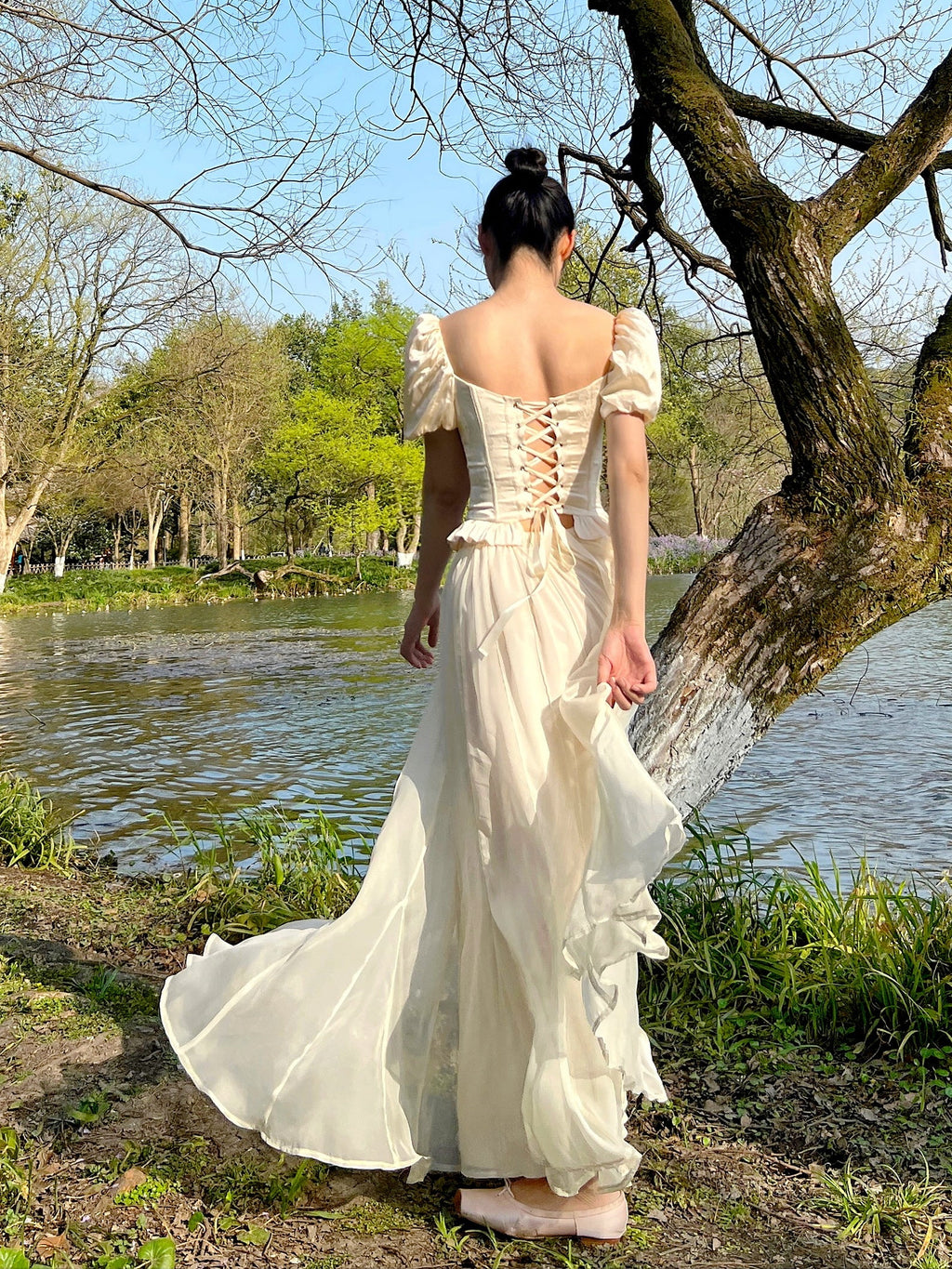 Romantic Rose Embroidered Corset Top