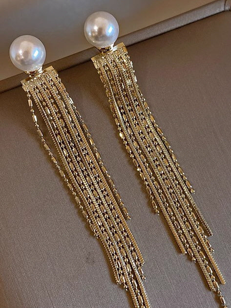 Elegant Pearl Princess Earrings