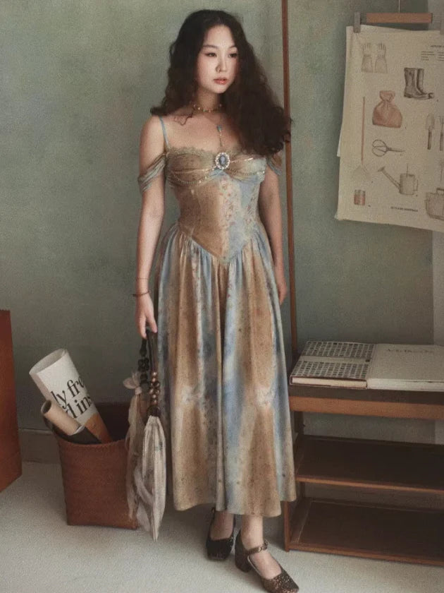 Enchanted Vintage Ocean Gown