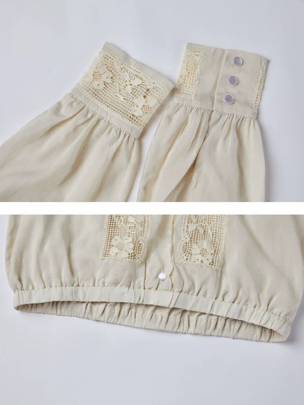 Autumn's Serene Verse Dress