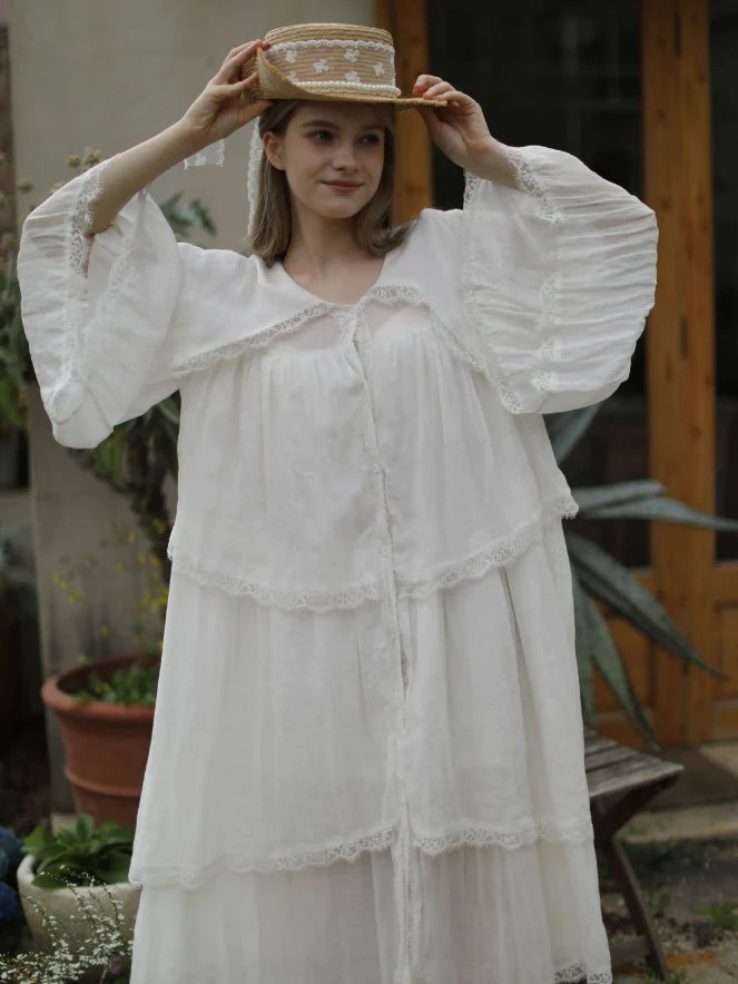Linen Cloudlight Cottage Dress