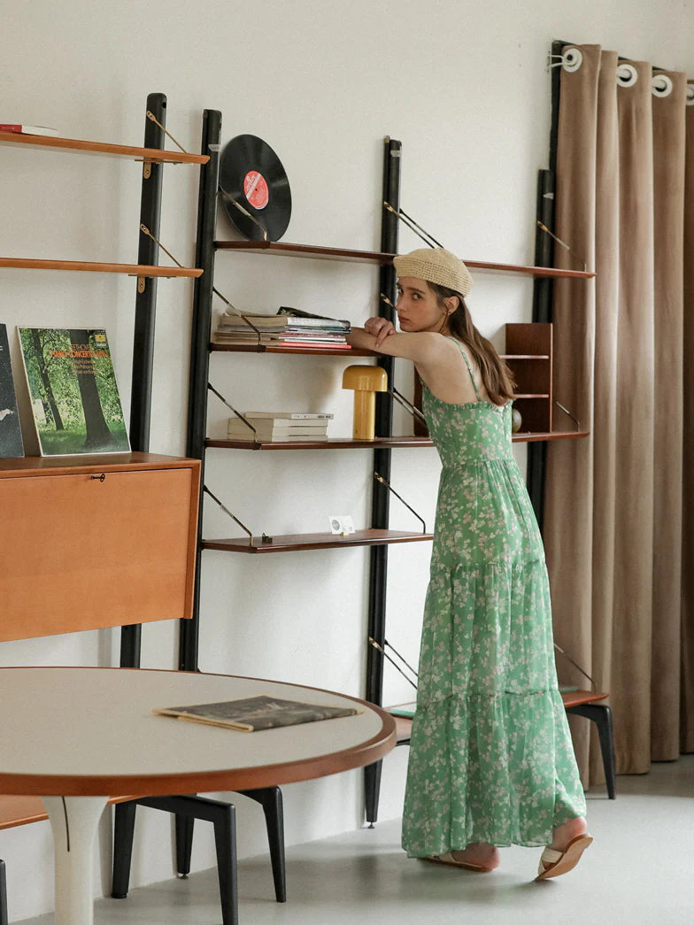 Emily's Verdant Blossom Dress