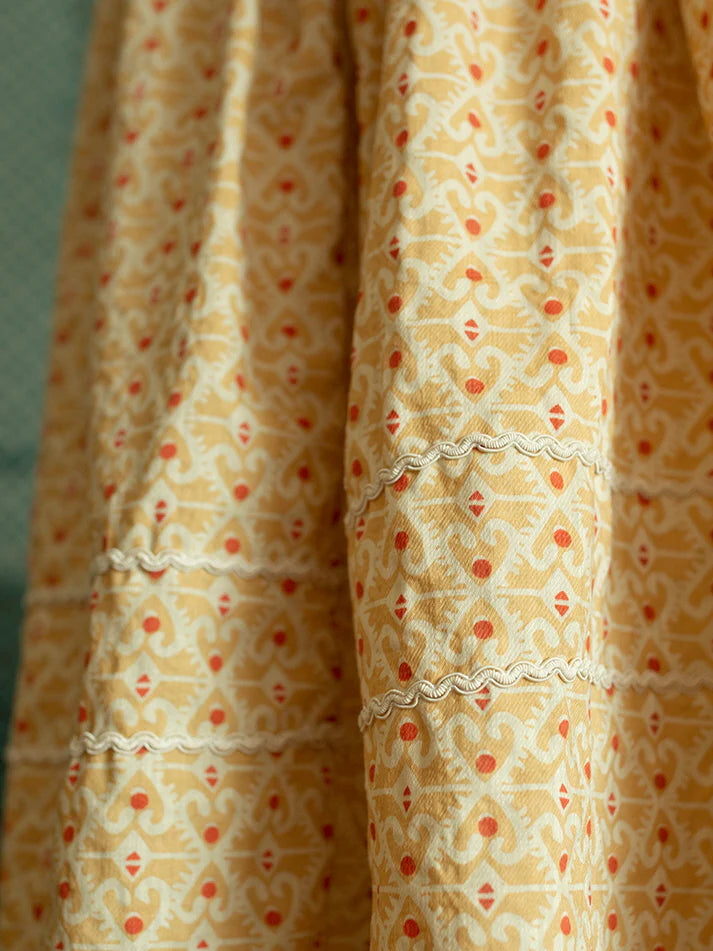 Lillian's Yellow Frill Dress