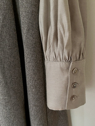 Vintage Elegance Pleated Vest Dress