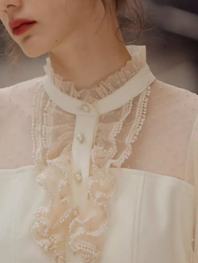 Dreamy Ivory Lace Fairy Dress