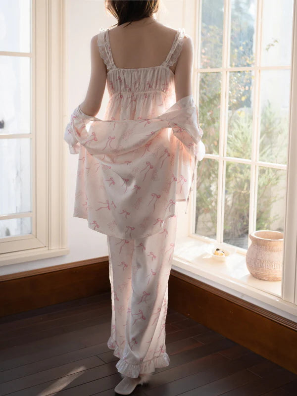 Sweet Ribbon Lounge Pajama Set