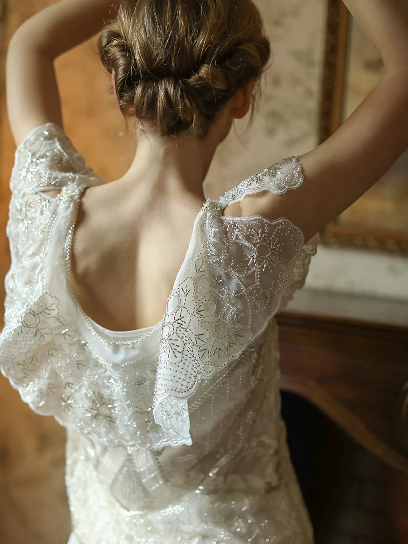 Emily's Vintage Beaded Elegance Top