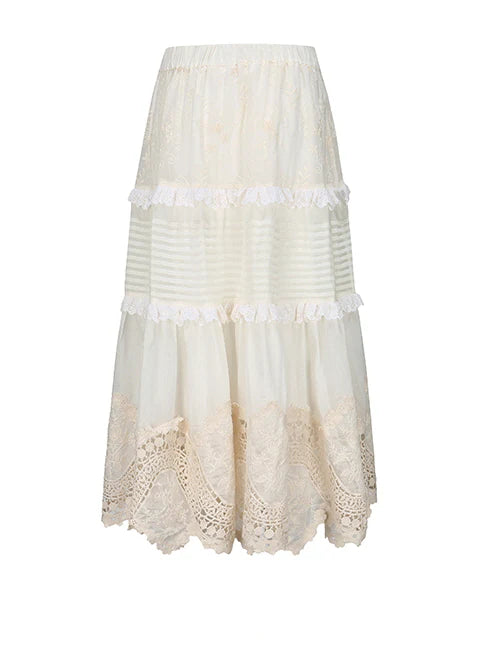 Lucy's Vintage Lace Elegance Skirt