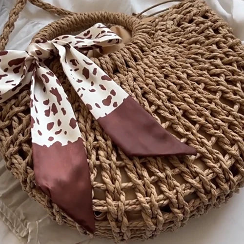 Straw Woven Casual Shoulder Bag