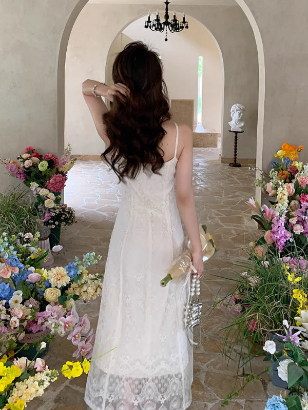 Ella's Ivory Whisper Dress