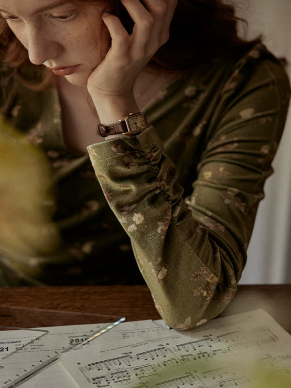 Deep Forest Elegance Dress